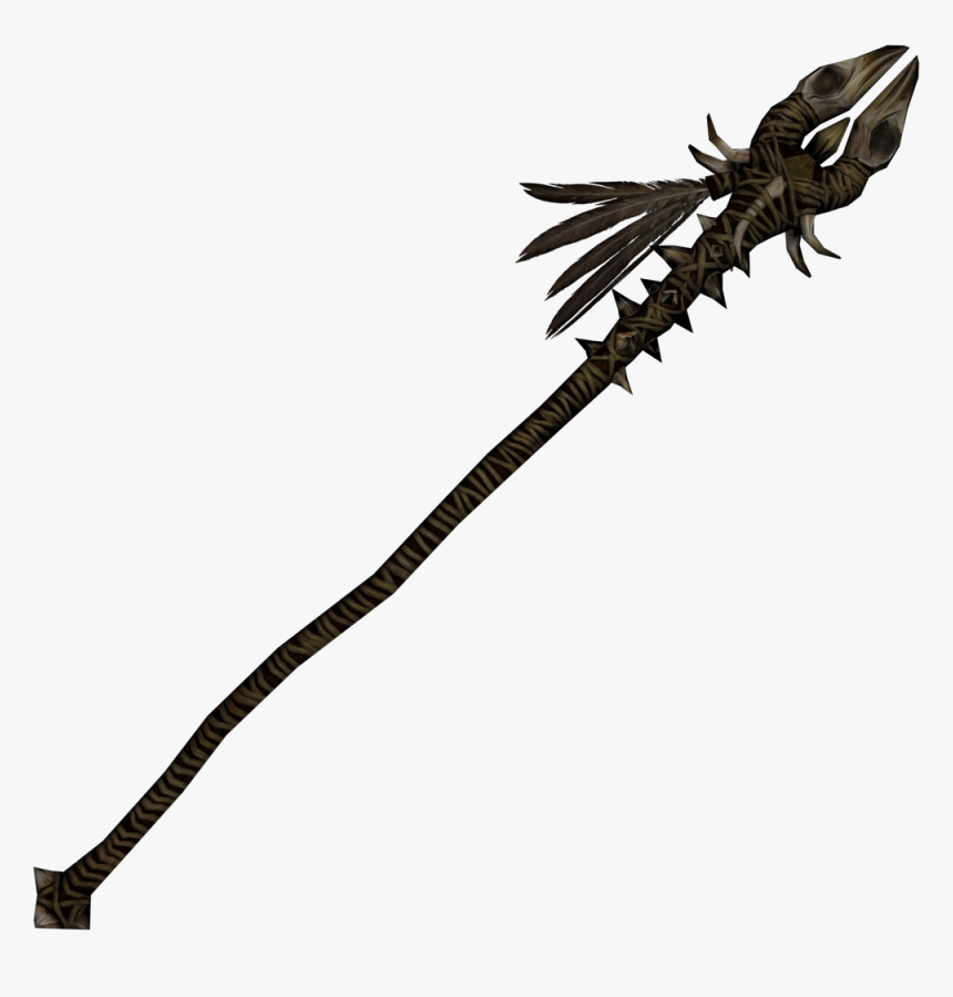 Eye Of Melka, One Of The Best Staves In Skyrim - Skyrim Forsworn Weapons, HD Png Download