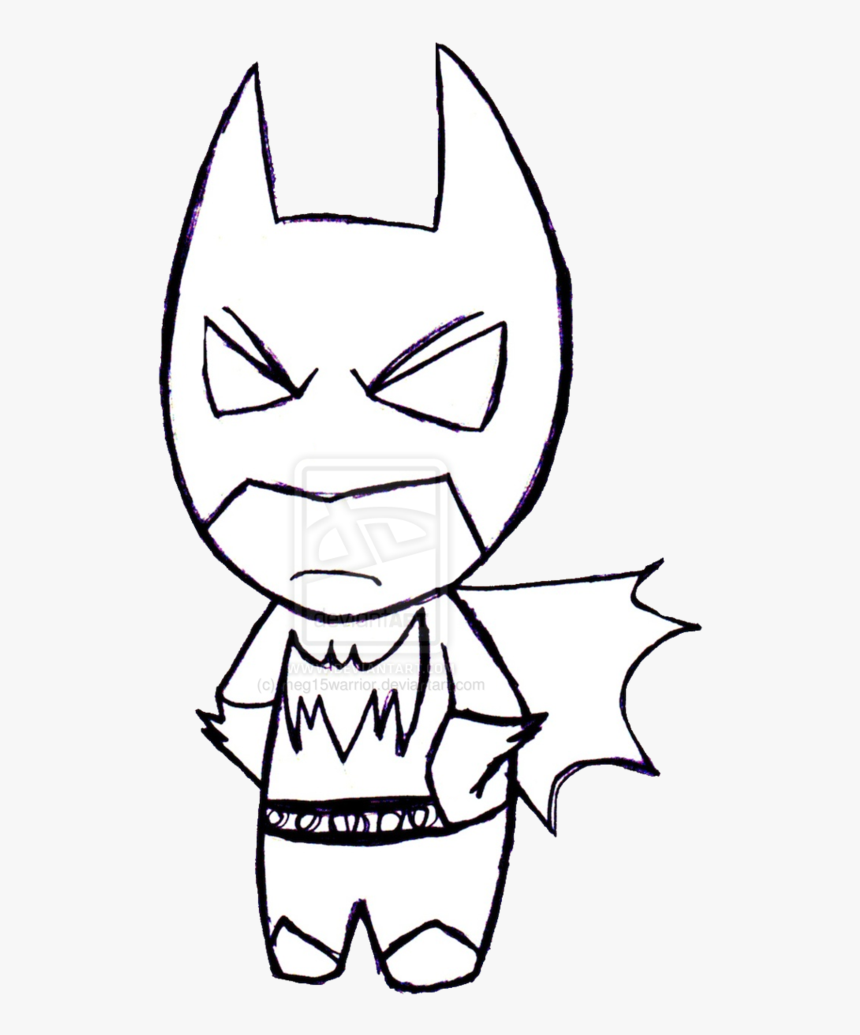 Free How To Draw A Chibi Panda Download Free Clip Art - Cartoon Batman And Superman Drawing, HD Png Download