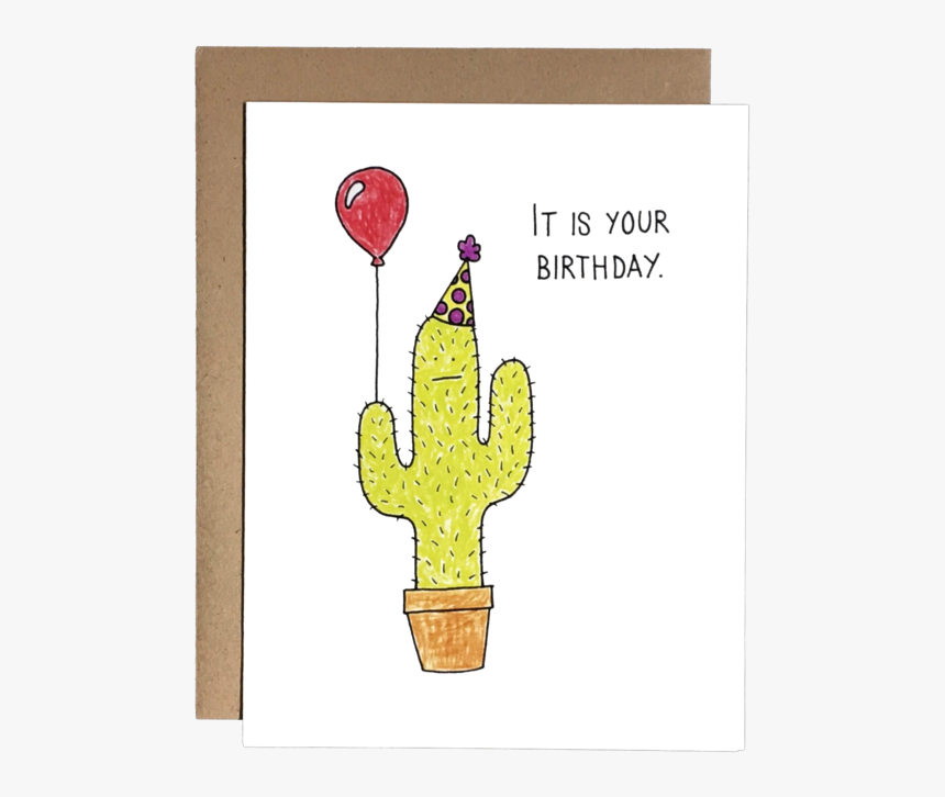 Birthday Cactus, HD Png Download