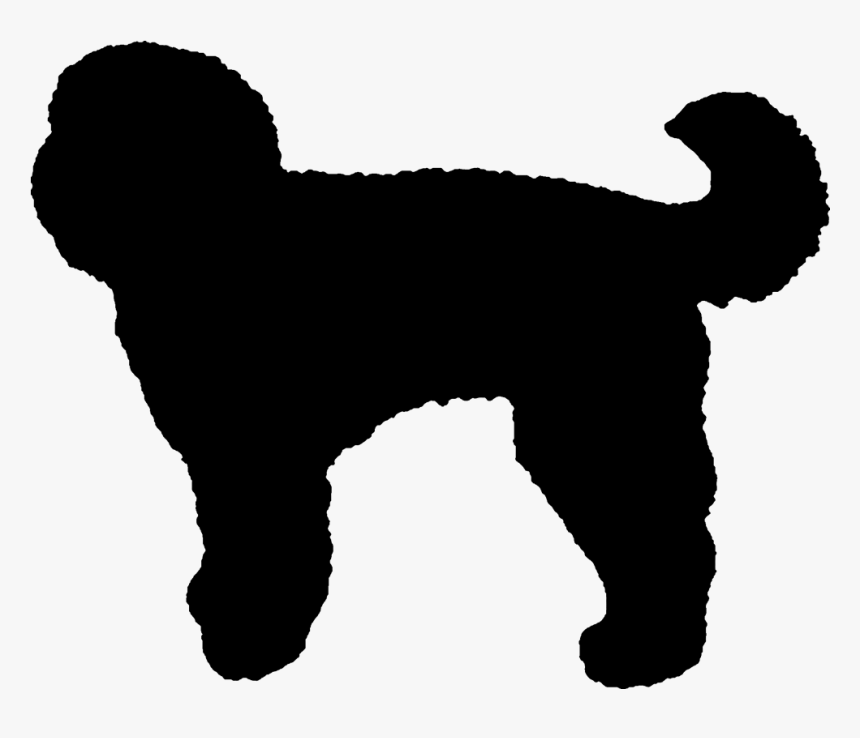 Labradoodle Drawing Water Dog For Free Download - Doodle Silhouette, HD Png Download