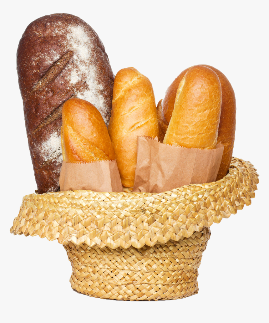 Baked Bread Png - Assorted Bread Basket Png, Transparent Png