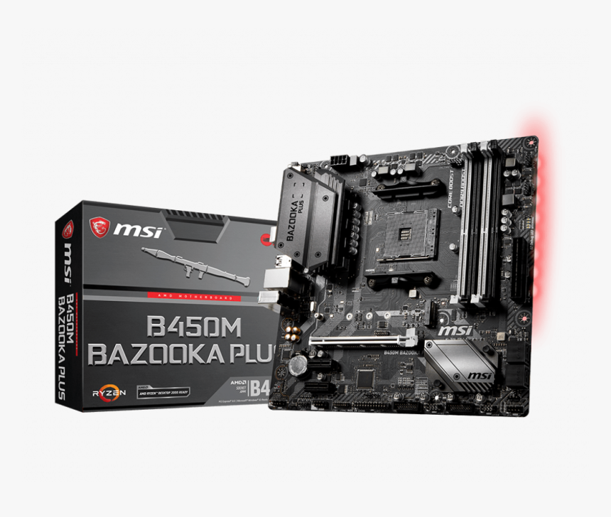 Msi B450m Bazooka Plus, HD Png Download