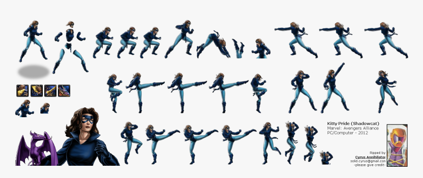 Click For Full Sized Image Kitty Pryde - Shadowcat Marvel Avengers Alliance, HD Png Download
