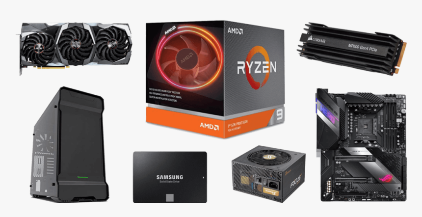 Best Ryzen 9 3900x And Rtx 2080 Ti Build - Amd Ryzen 9 3900x, HD Png Download