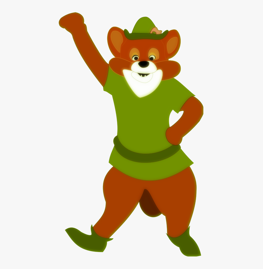 Robin Hood Fox Clipart, HD Png Download