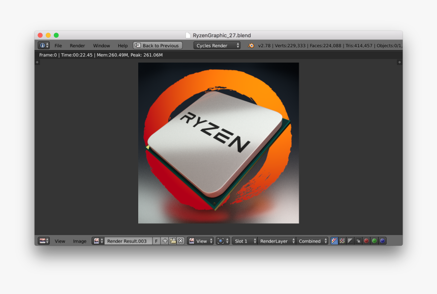 Blender Ryzengraphic, HD Png Download