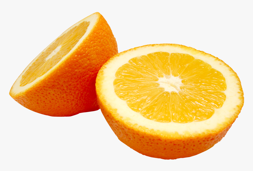 Sliced Orange Png Image - Orange With Slices Png, Transparent Png