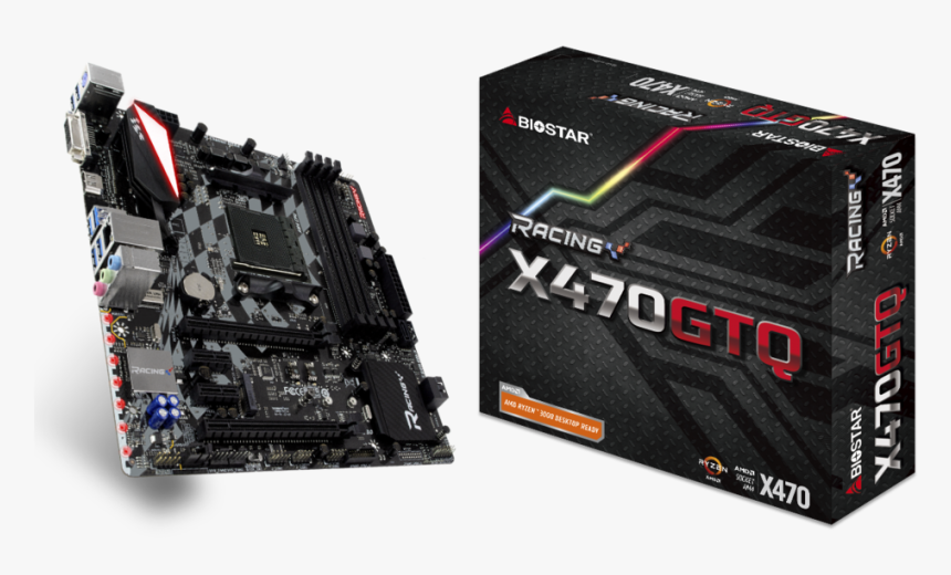 Biostar Racing X570gt, HD Png Download