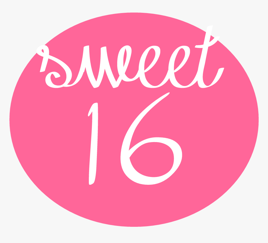 Sweet 16 Png, Transparent Png