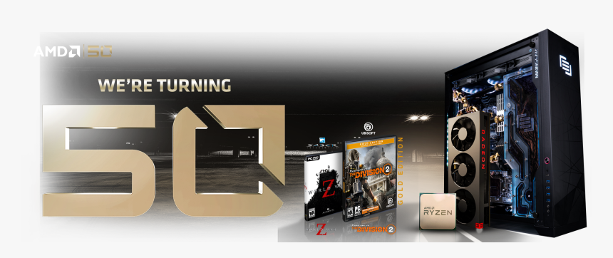 Amd Ryzen Pc - Amd Free 2 Games, HD Png Download
