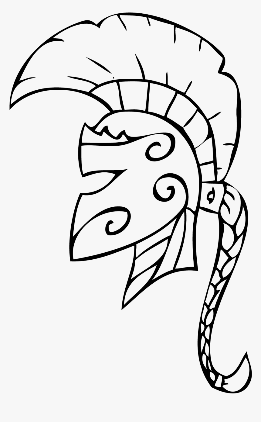 Female Warrior Helmet [png Clipart , Png Download - White Warrior Helmet Png, Transparent Png