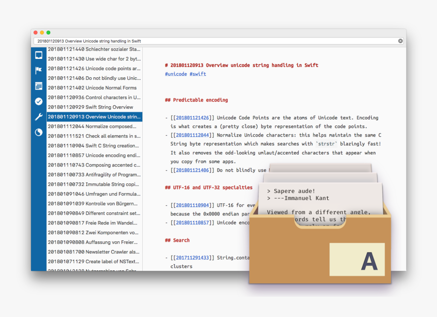 Zettelkasten App, HD Png Download