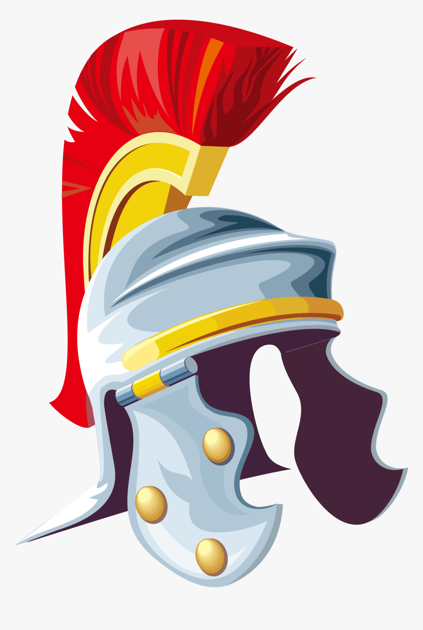 Helmet Warrior Clip Art - Portable Network Graphics, HD Png Download