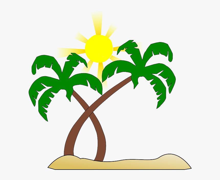 Double Palm Beach Svg Clip Arts Beach Clipart Transparent Background Hd Png Download Transparent Png Image Pngitem