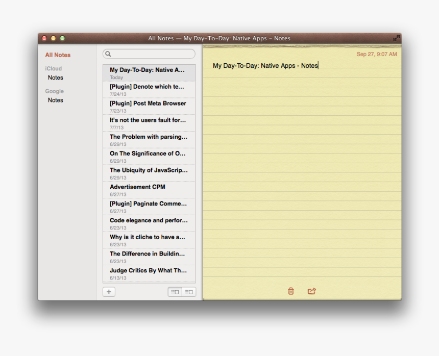 Using Apple Notes As A Catch All Apple Notes Evolution, HD Png