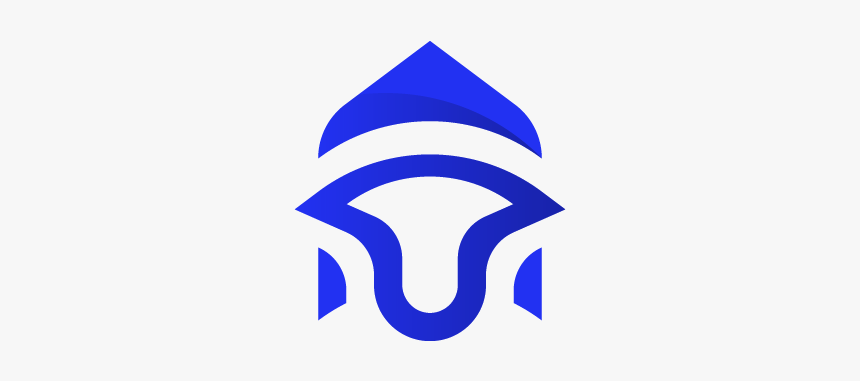 Warrior Helmet Symbol Minimal Illustration War Symbol - Graphic Design, HD Png Download