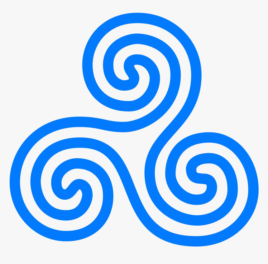 Triskelion Symbol Celts Celtic Knot Bdsm Emblem - Master And Slave Symbol, HD Png Download