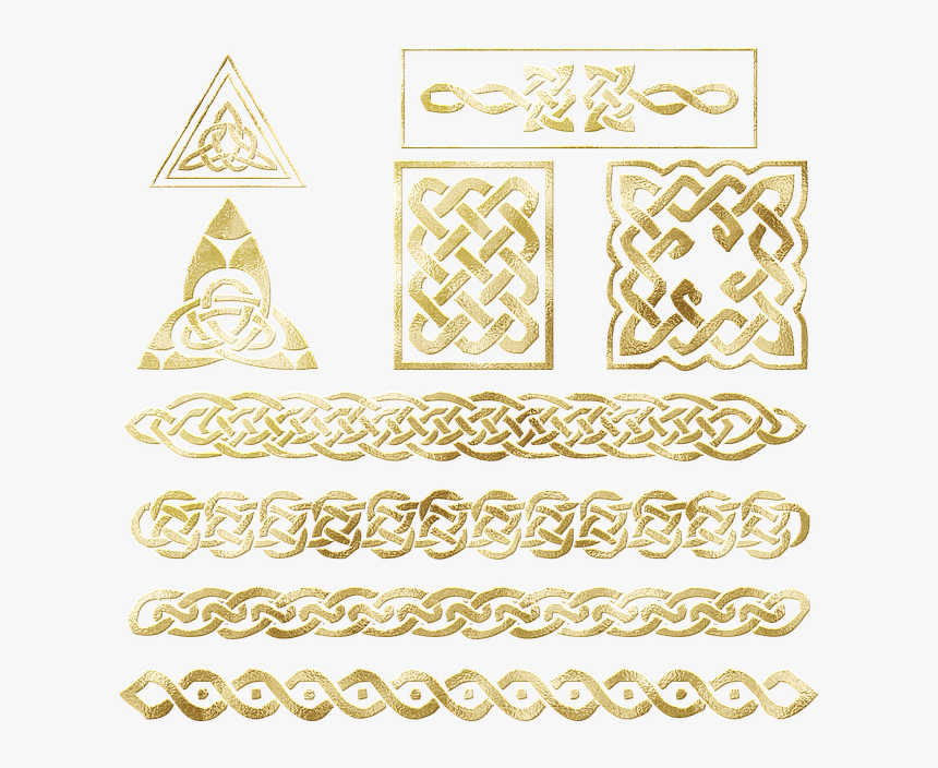 Celtic Knots, Celtic Symbols, Borders, Celtic, Irish - Border Celtic Gothic, HD Png Download