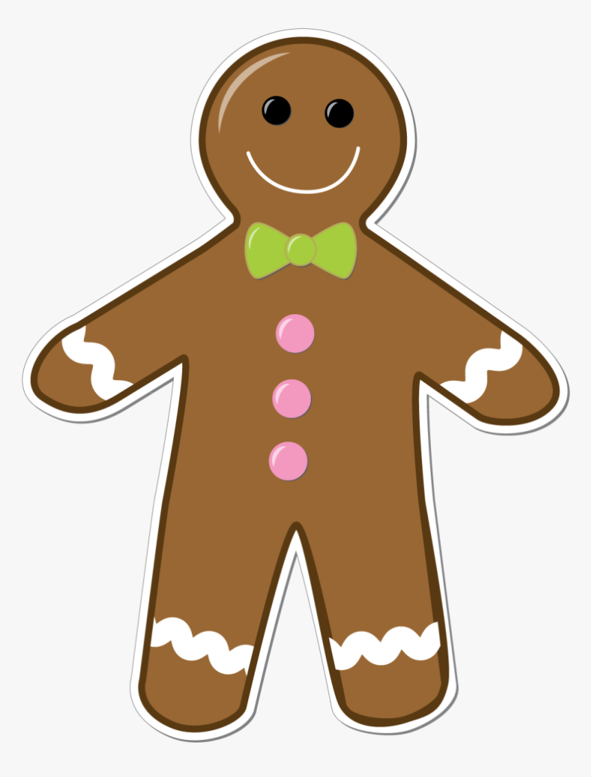 Ginger Bread Man Clipart Transparent Background - Ginger Bread Man Clip Art, HD Png Download