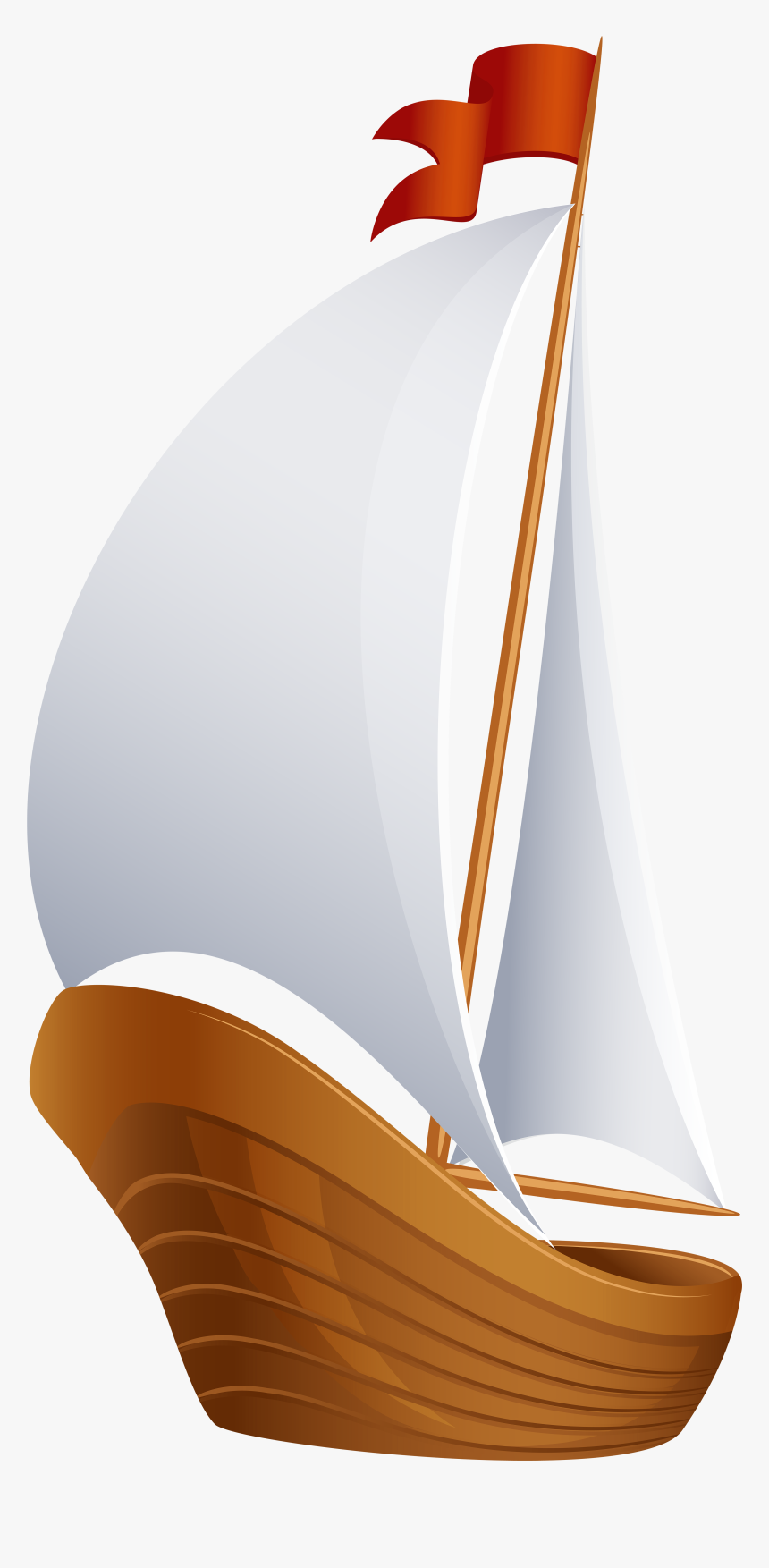 Sailboat Clipart Beach - Sailboat Clipart Png, Transparent Png