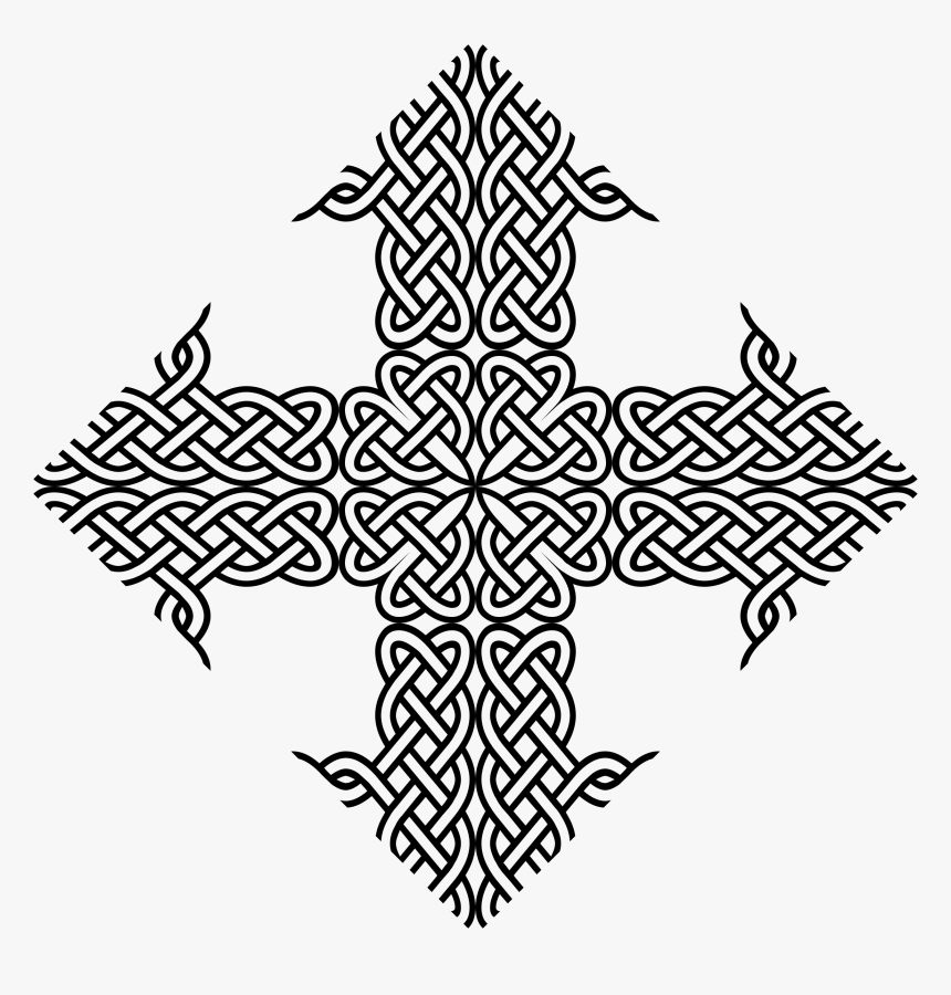 Celtic Knot Cardinal Directions Clip Arts - Symbol Celtic Arrow Design, HD Png Download