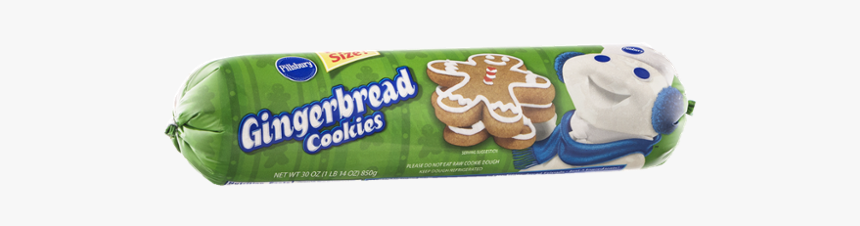 Pillsbury Gingerbread Cookie Dough, HD Png Download