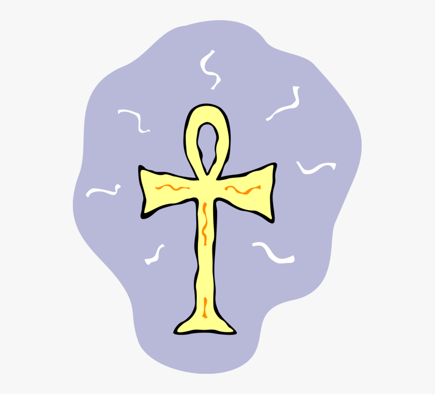 Egyptian Key Of Image - Símbolos Religiosos Da França, HD Png Download