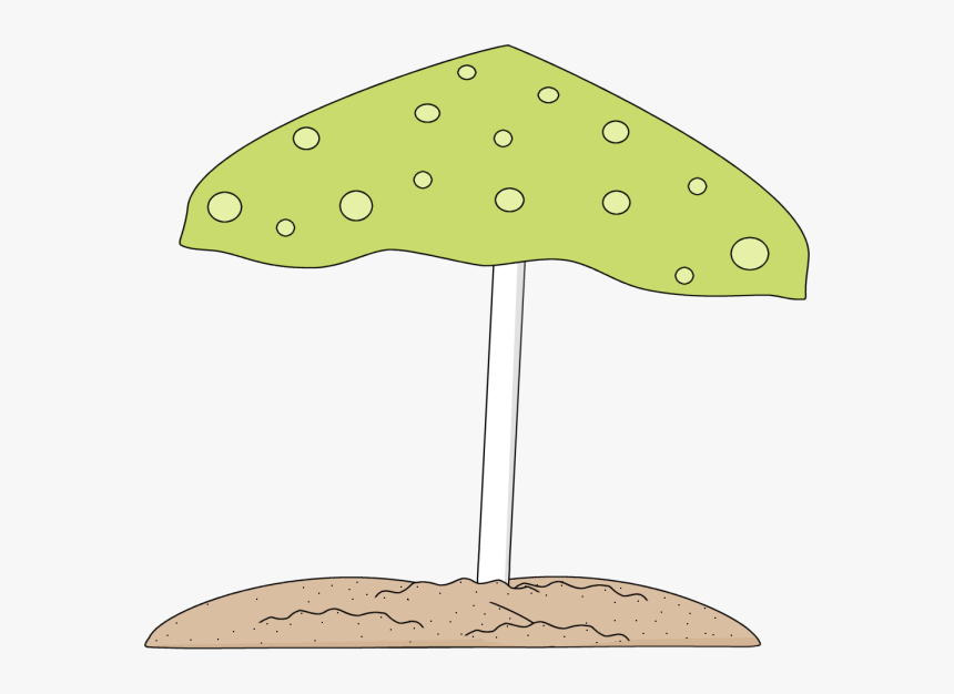Umbrella On The Beach Clip Art - Beach Umbrella Sand Clipart Free Png, Transparent Png