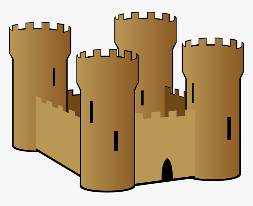 Sandcastle, Sandbox, Beach, Castle, Sand, Summer, Toy - Sand Castle Clip Art, HD Png Download