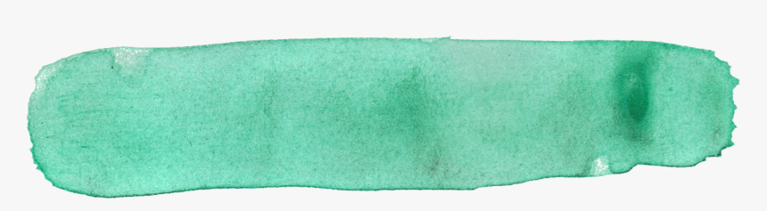 Watercolor Brush Stroke Banner Green - Watercolor Brush Strokes Png, Transparent Png