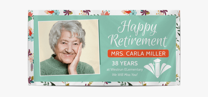 Happy Retirement Party Banner Template Preview - Senior Citizen, HD Png Download