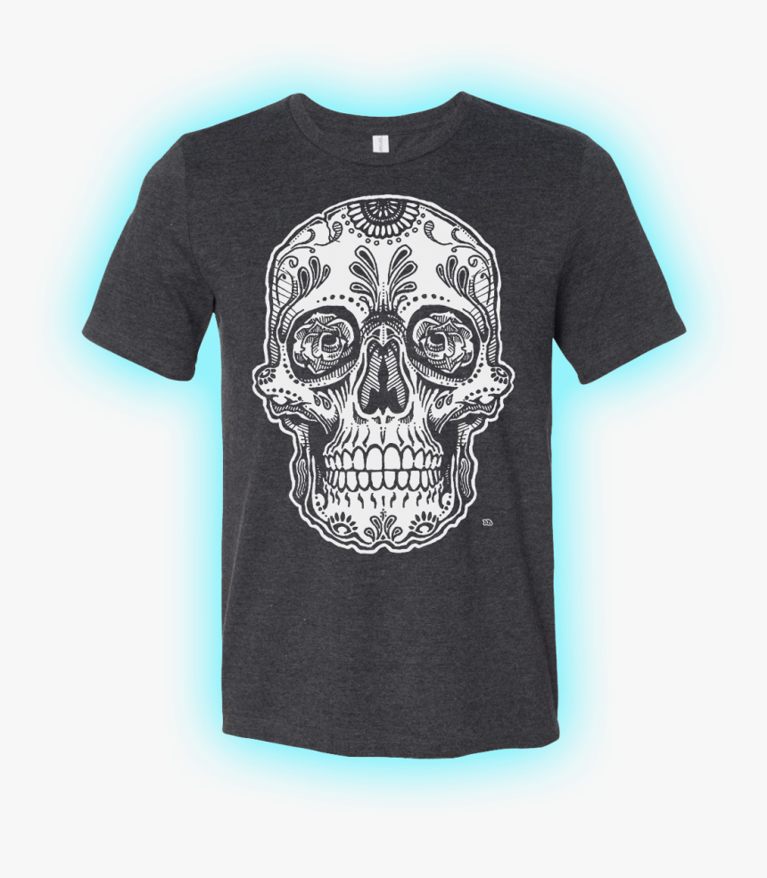 Sugar Skull Bella Shirt Preview - Skull, HD Png Download