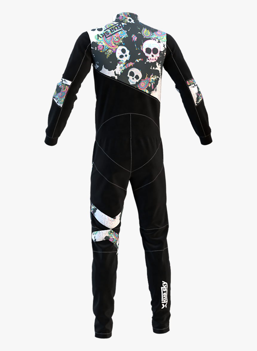 Sugar Skull Jumpsuit Back, HD Png Download