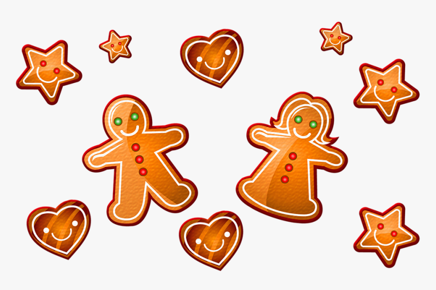 Ginger Bread Cookies, Gingerbread Girl, Gingerbread - Cậu Bé Bánh Gừng Vẽ, HD Png Download
