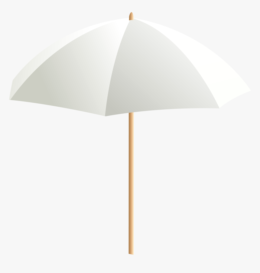 Beach Umbrella White Png Clip Art, Transparent Png