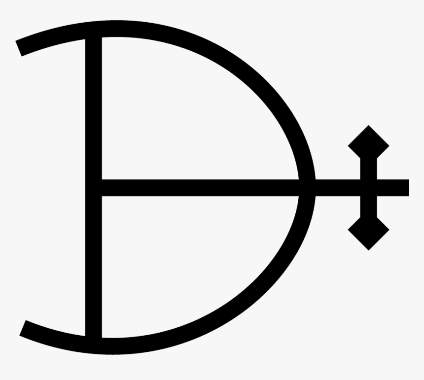 Vector Alchemy Death - Magnesium Alchemy Symbol, HD Png Download