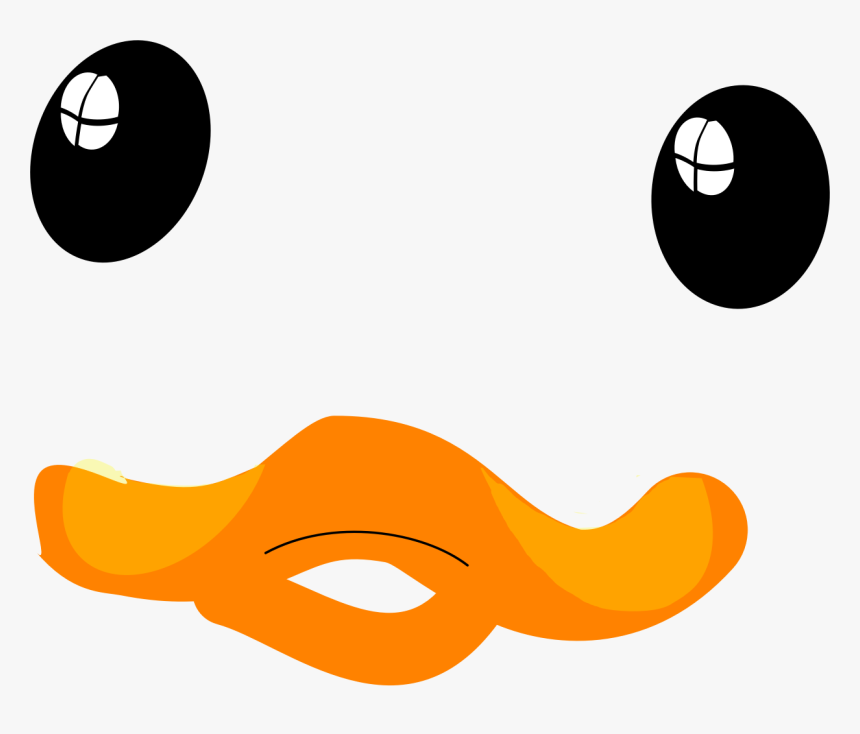 Emoticon,angle,area - Duck Face Png, Transparent Png
