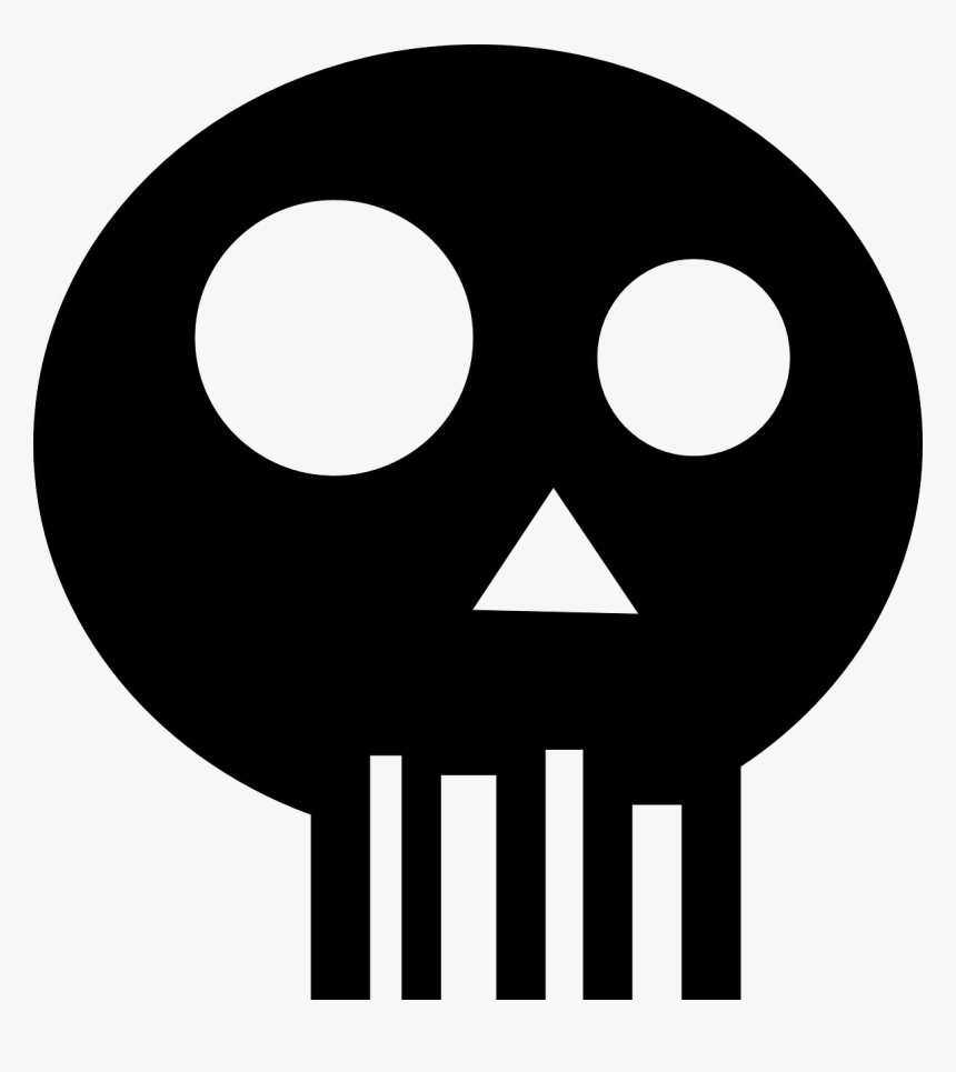 Skull Cliparts Black, HD Png Download