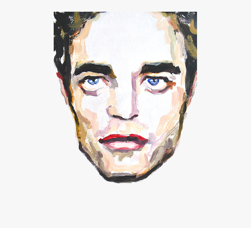 Robert Pattinson Painting, HD Png Download