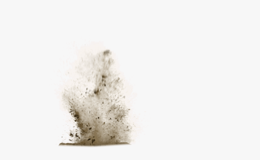 Sand Explosion Png - Dirt Explosion Png, Transparent Png