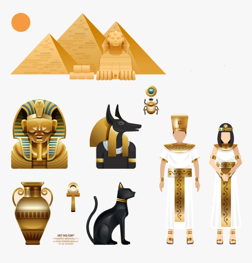 Royalty Free Features Icon - Cat Egypt Concept Art, HD Png Download