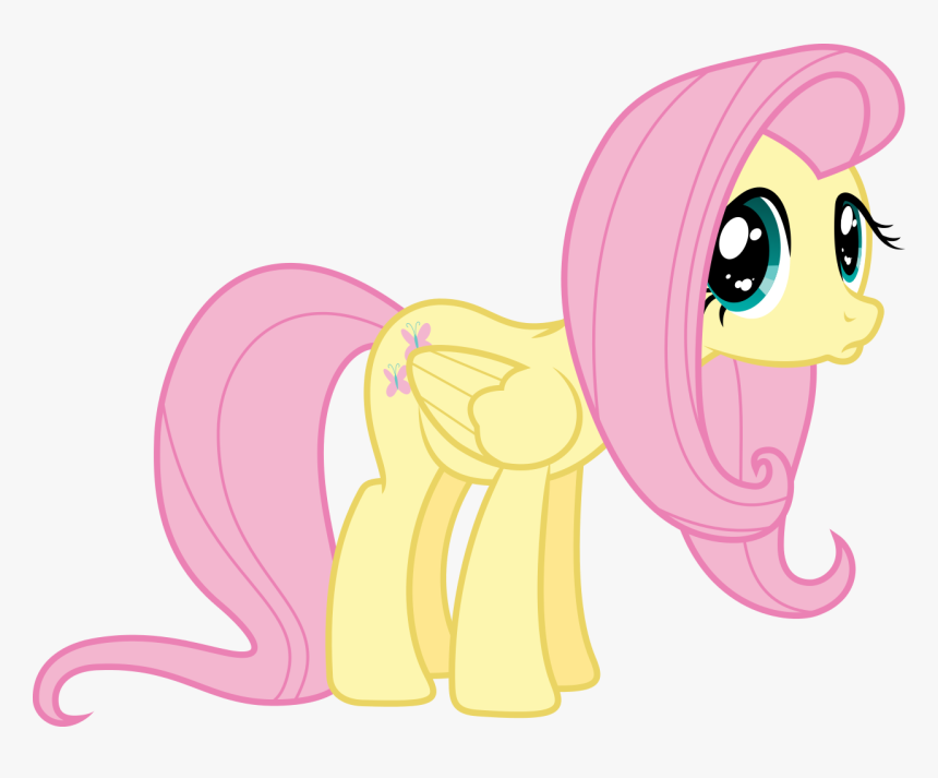 Animation Vector Face - Fluttershy, HD Png Download
