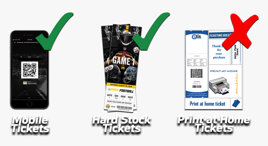 Do Steelers Tickets Look Like, HD Png Download