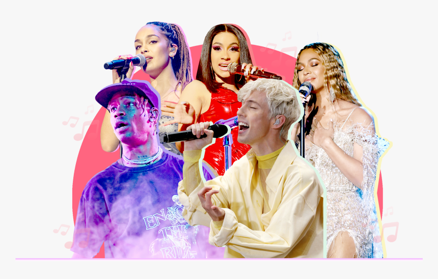 Photo Illustration Of Five Singers - Pop Music, HD Png Download