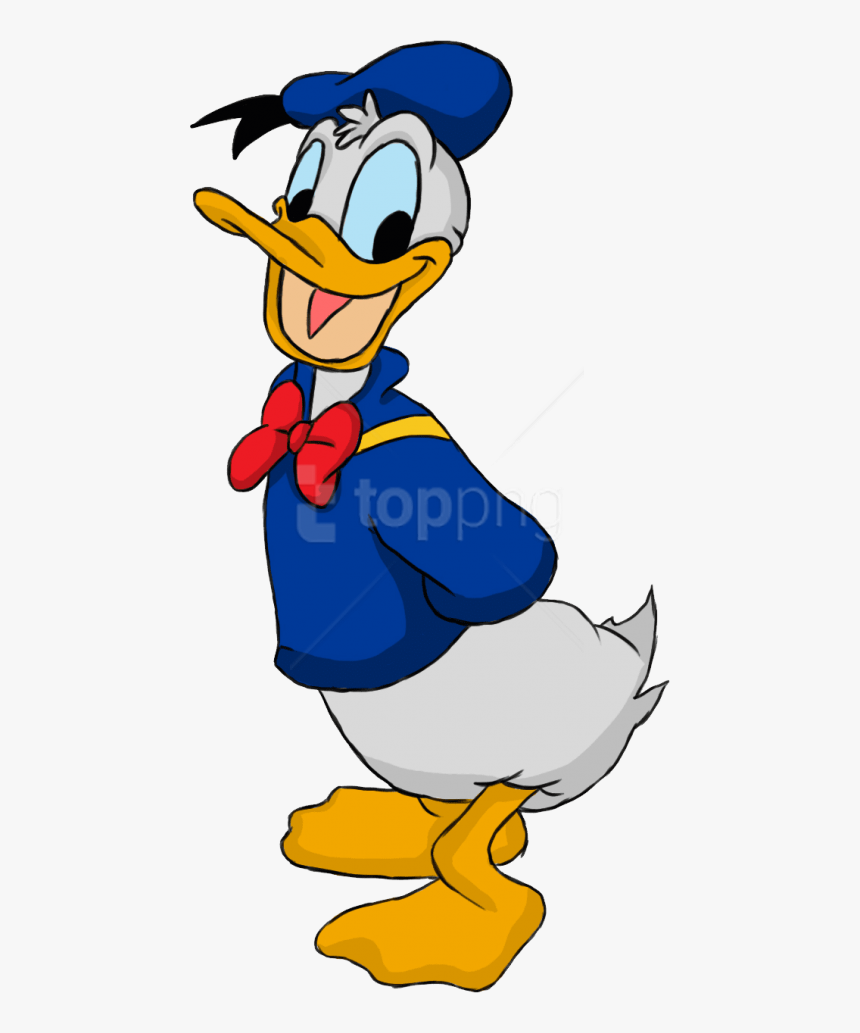Attractive Donald Duck Png Png Images - Donald Duck Cartoon Drawing, Transparent Png