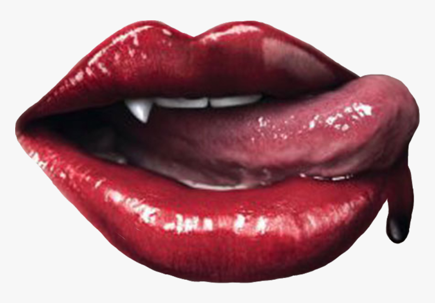 #vampire #vampireteeth #teeth #mouth #vampiremouth - True Blood Lips, HD Png Download
