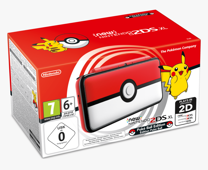 Nintendo 2ds Xl Pokéball, HD Png Download