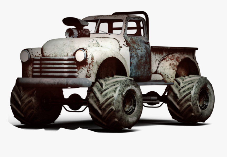 Motor Vehicle,automotive Design,vehicle,monster Truck,car,automotive - Truck, HD Png Download