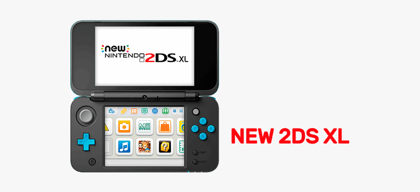 Nintendo New 2ds Xl Black, HD Png Download