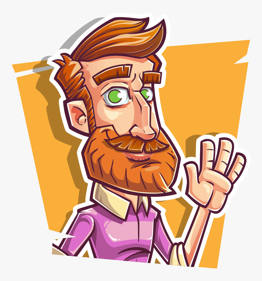 Paper-cut Flat Sticker - Illustration, HD Png Download